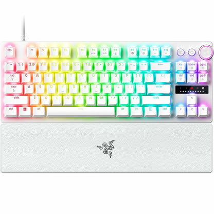 Keyboard Razer Huntsman V3 Pro White Spanish Qwerty