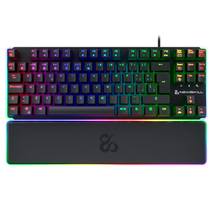 Keyboard and Mouse Newskill NS-KB-GUNGNYRT-GAT-R Black Spanish QWERTY